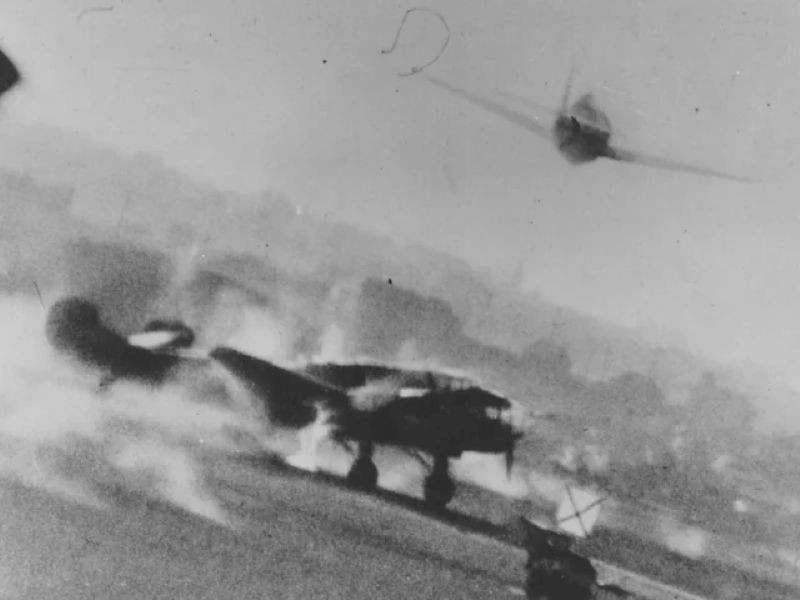 P-47 Thunderbolt Gun-Camera Still – Eighth Air Force